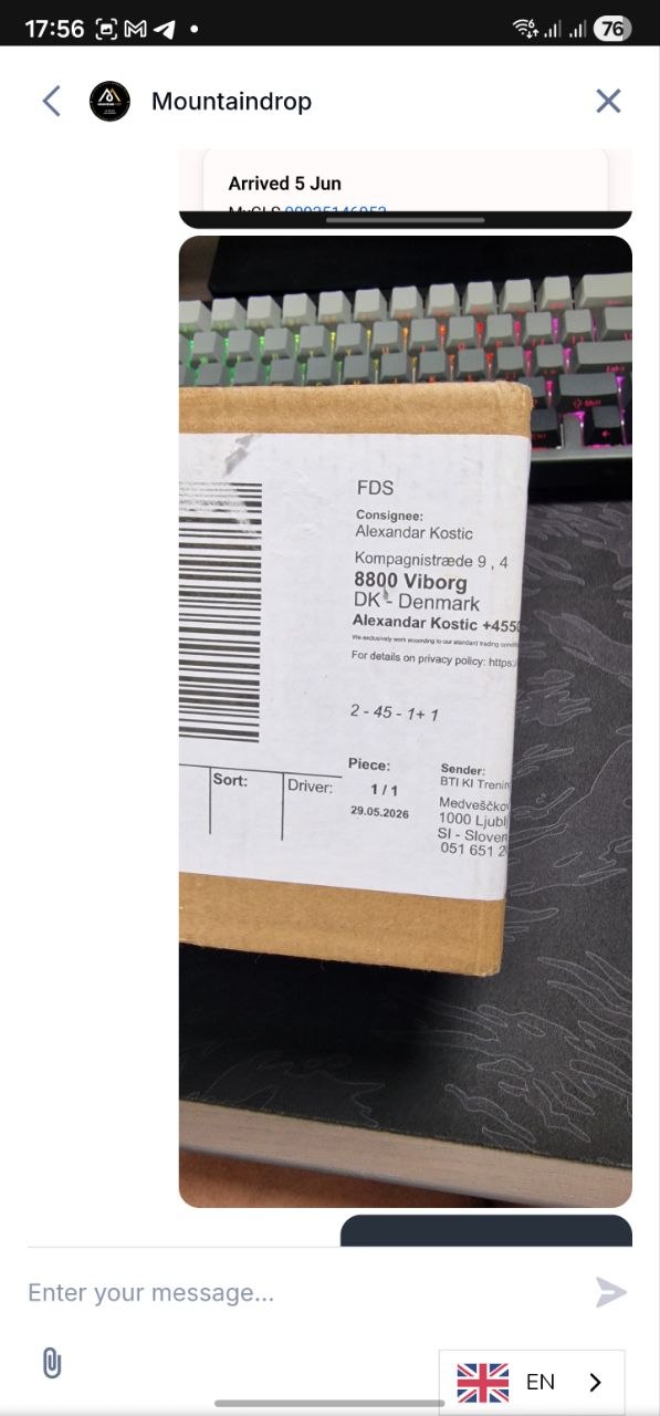 Shipping label 2-45-1+1