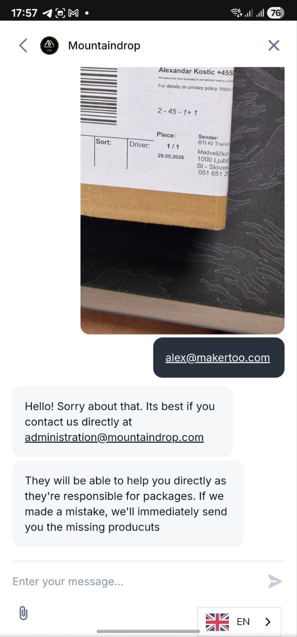 The reply