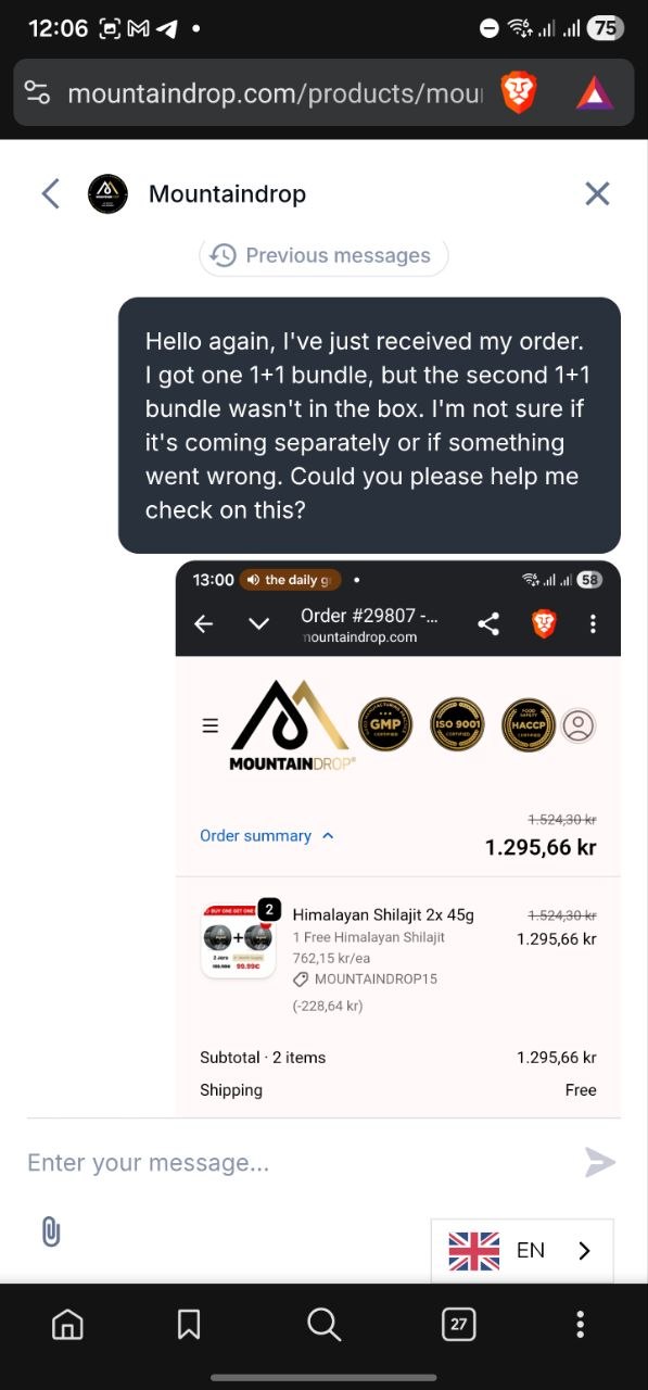 Support chat